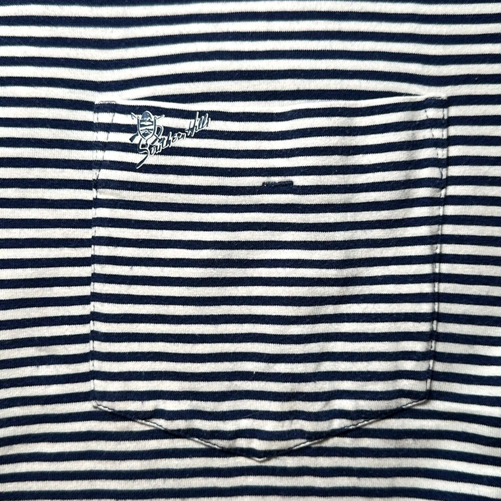 Vintage B. Draddy Polo Striped Southern Hills Golf - XL Mens Blue Polo Shirt Size US XL / EU 56 / 4 - 6 Thumbnail
