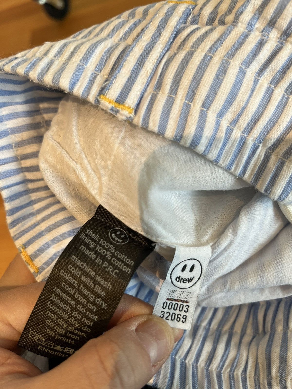 Drew House Drew House Seersucker Blue White Stripe Church Pants Size US 30 / EU 46 - 7 Thumbnail