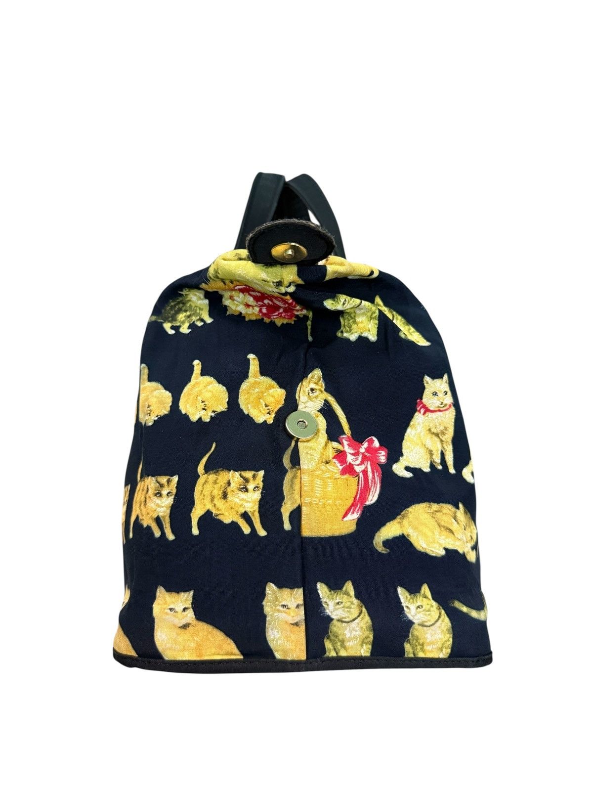 Versace Jeans Couture RARE VINTAGE VERSACE 90s REALIZZATO ALL ABOUT CATS HANDBAG Size ONE SIZE - 17 Thumbnail