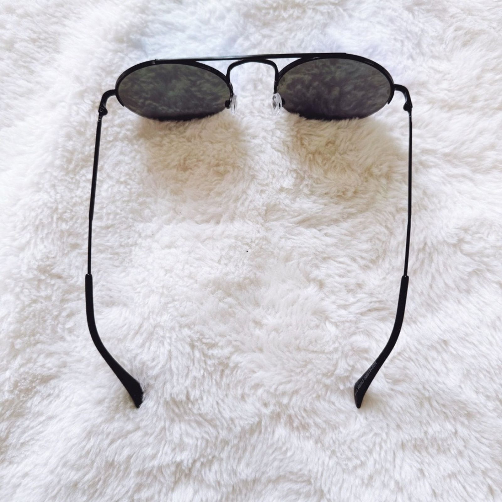Other Carly Mirrored Blue & Green Chic Round Sunglasses Size ONE SIZE - 7 Thumbnail