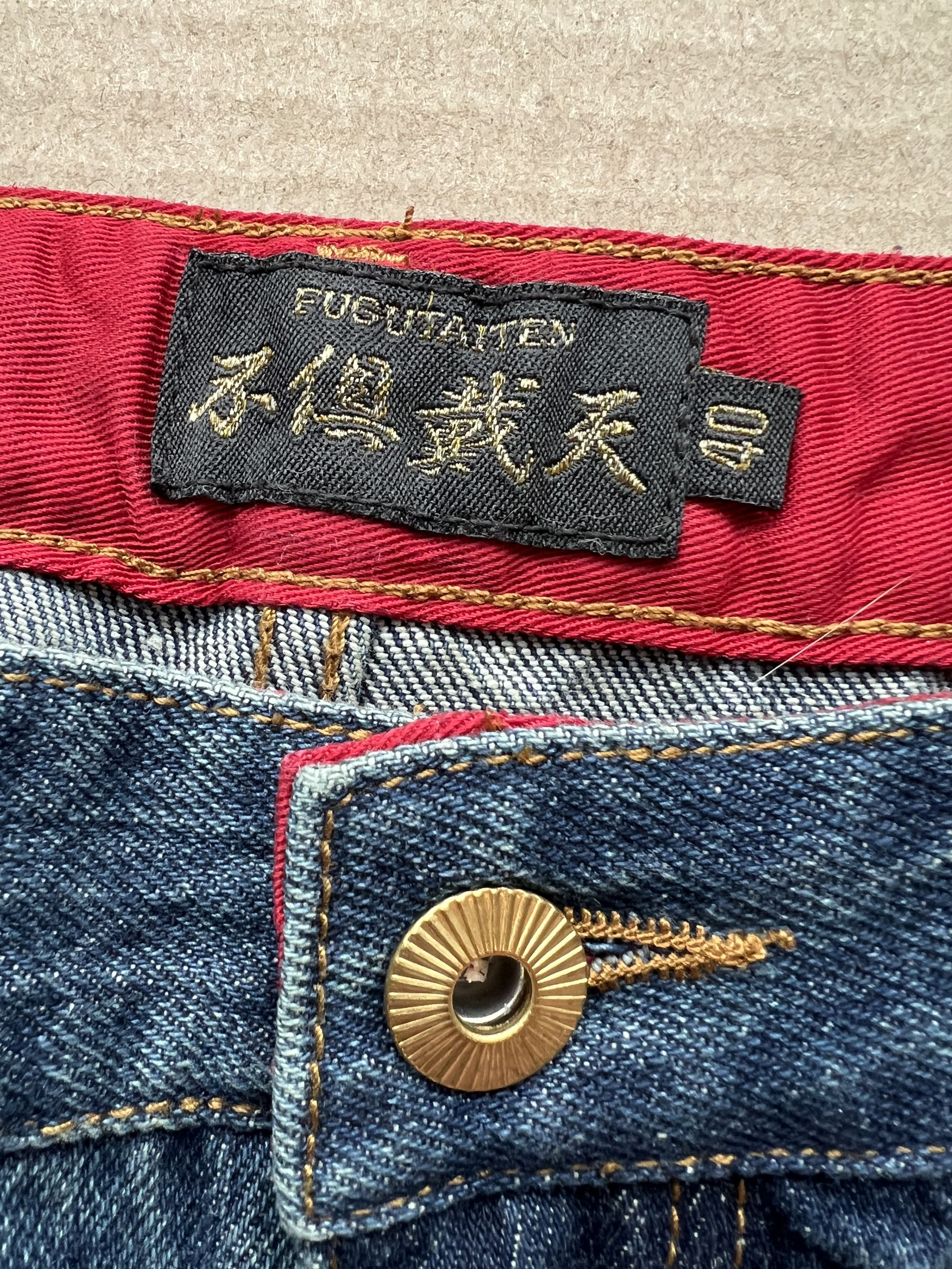 Japanese Brand FUGUTAITEN Embroidered Vintage Japenese Jeans Size US 40 / EU 56 - 8 Thumbnail