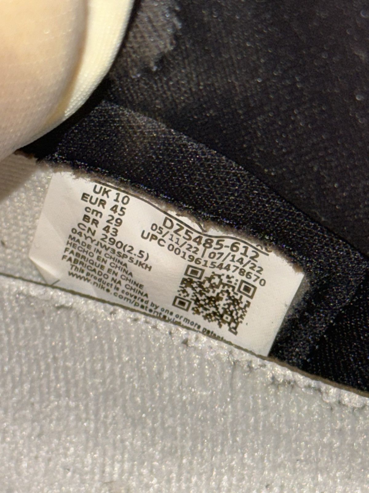 Jordan Brand Jordan 1 Chicago Lost and Found Size US 11 / EU 44 - 6 Thumbnail