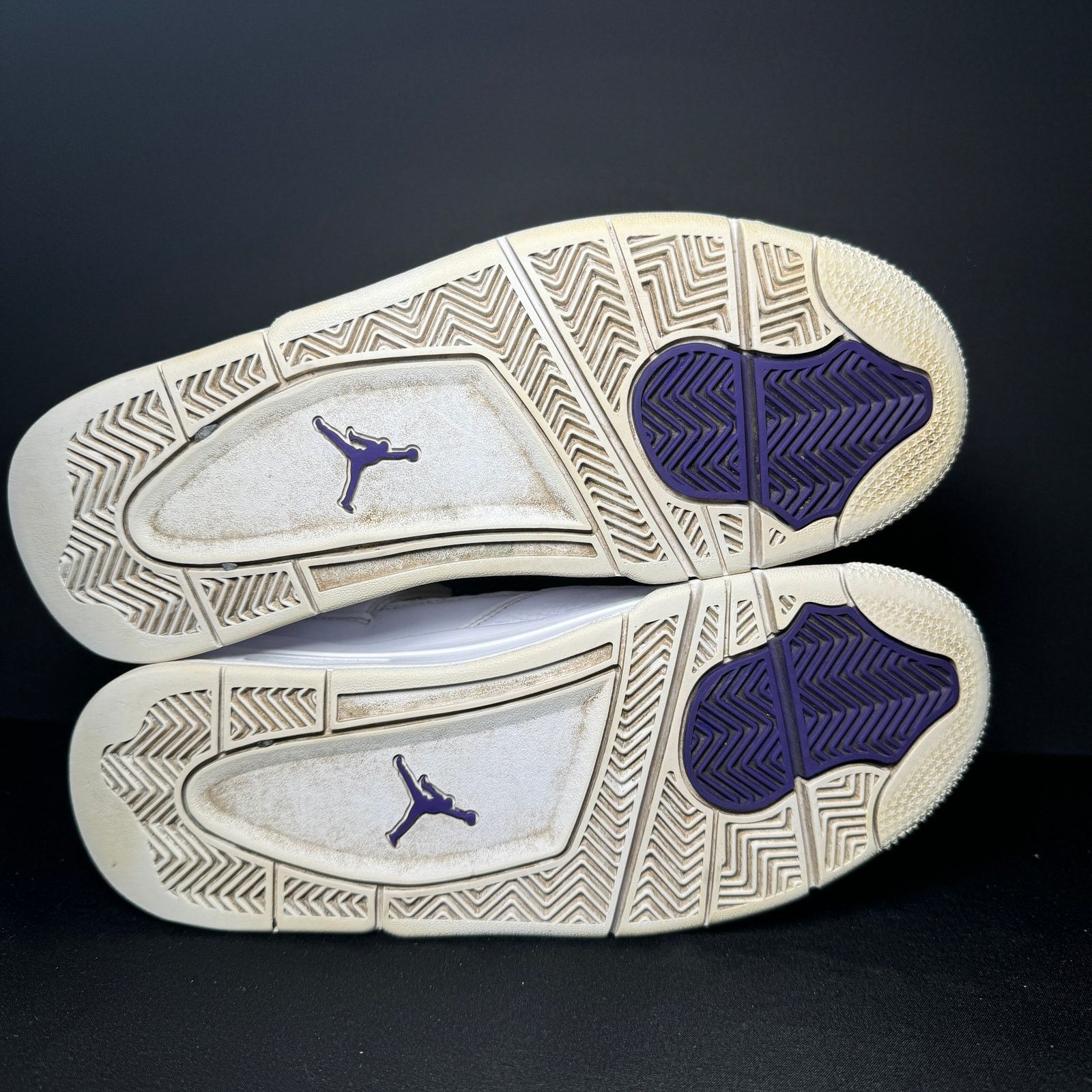 Jordan Brand × Nike Size 7.5 - Air Jordan 4 Retro Purple Metallic Men's Shoes Size US 7.5 / EU 40-41 - 7 Thumbnail