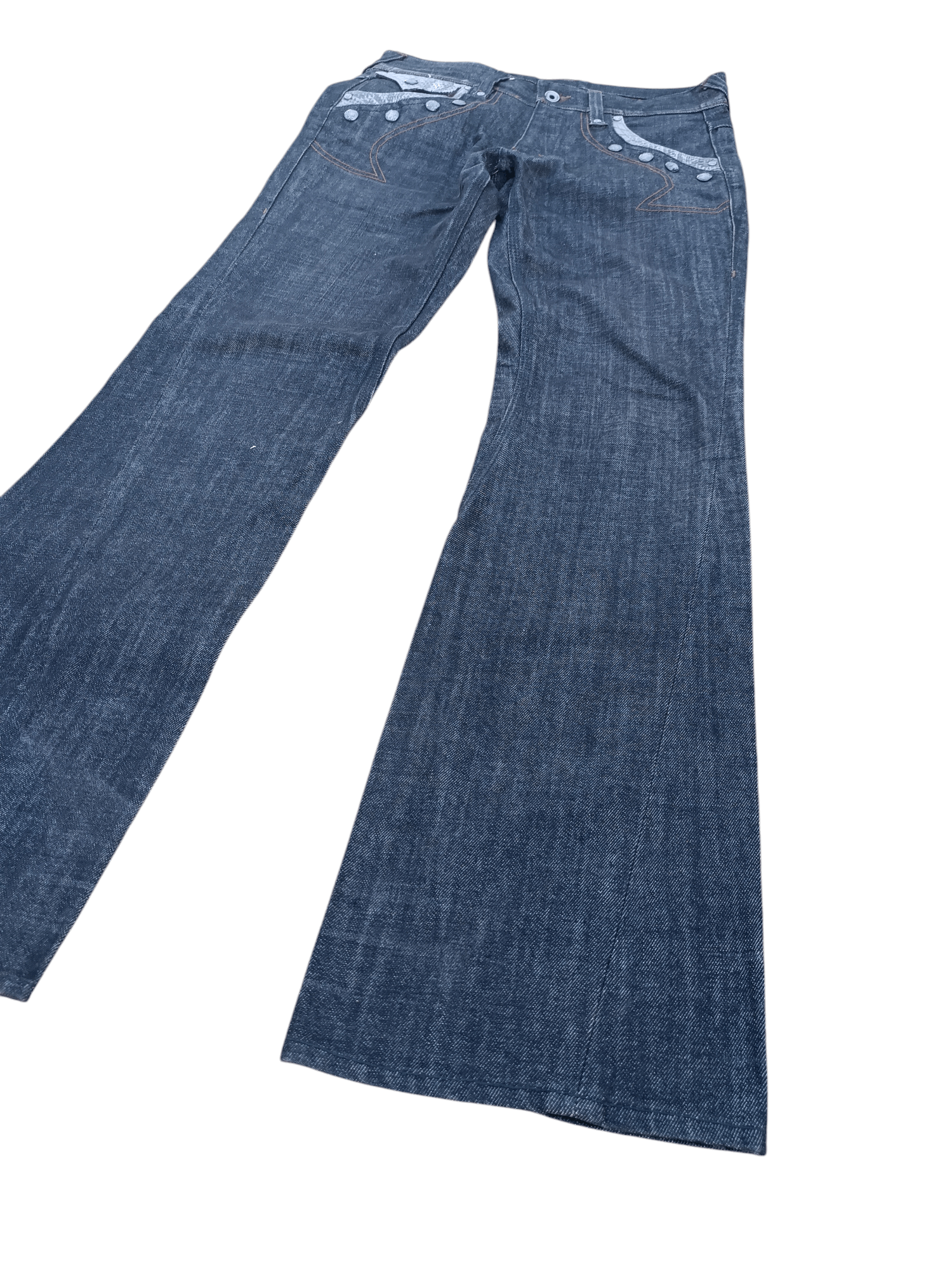 Nicole Club Nicole Club For Men Flare Boot Cut Snake Skin Pocket Denim Size US 32 / EU 48 - 1 Thumbnail