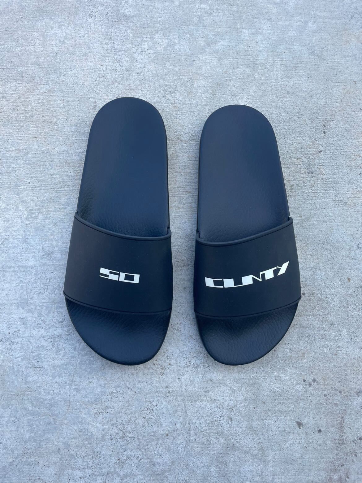 Rick Owens Drkshdw Rick Owens So Cunty Slides Size US 7.5 / EU 40-41 - 1 Thumbnail