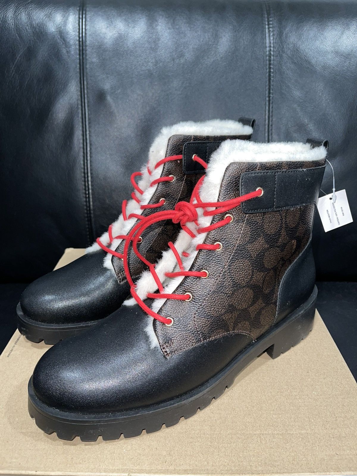 Coach coach Lorraine Sig Bootie Womens In Signature Canvas Size US 9.5 / IT 39.5 - 6 Thumbnail
