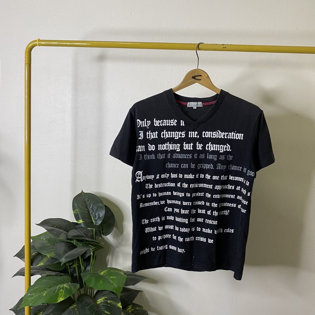 VILLAND Seditionaries Poem Cyber Gothic Punk Grunge Ifsixwasnine Tee Size US M / EU 48-50 / 2 - 1 Thumbnail