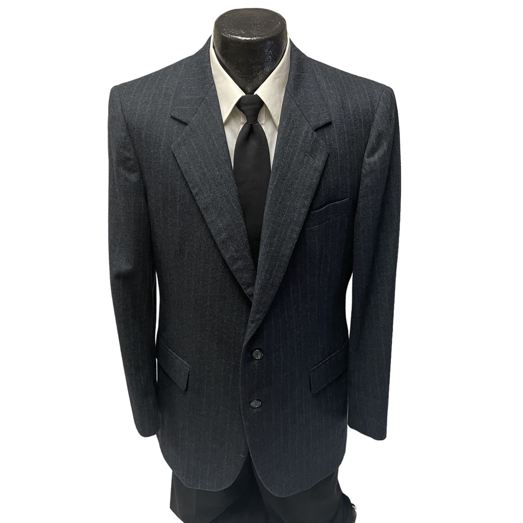 Other Vtg Stuart Edward Charcoal Black Sport Coat MOD Jacket Size 40L - 1 Thumbnail