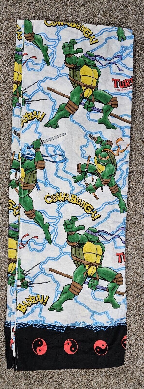 Designer Mirage Studios 2004 Ninja Turtles TMNT Flat Twin Bed Sheet Size ONE SIZE - 1 Thumbnail