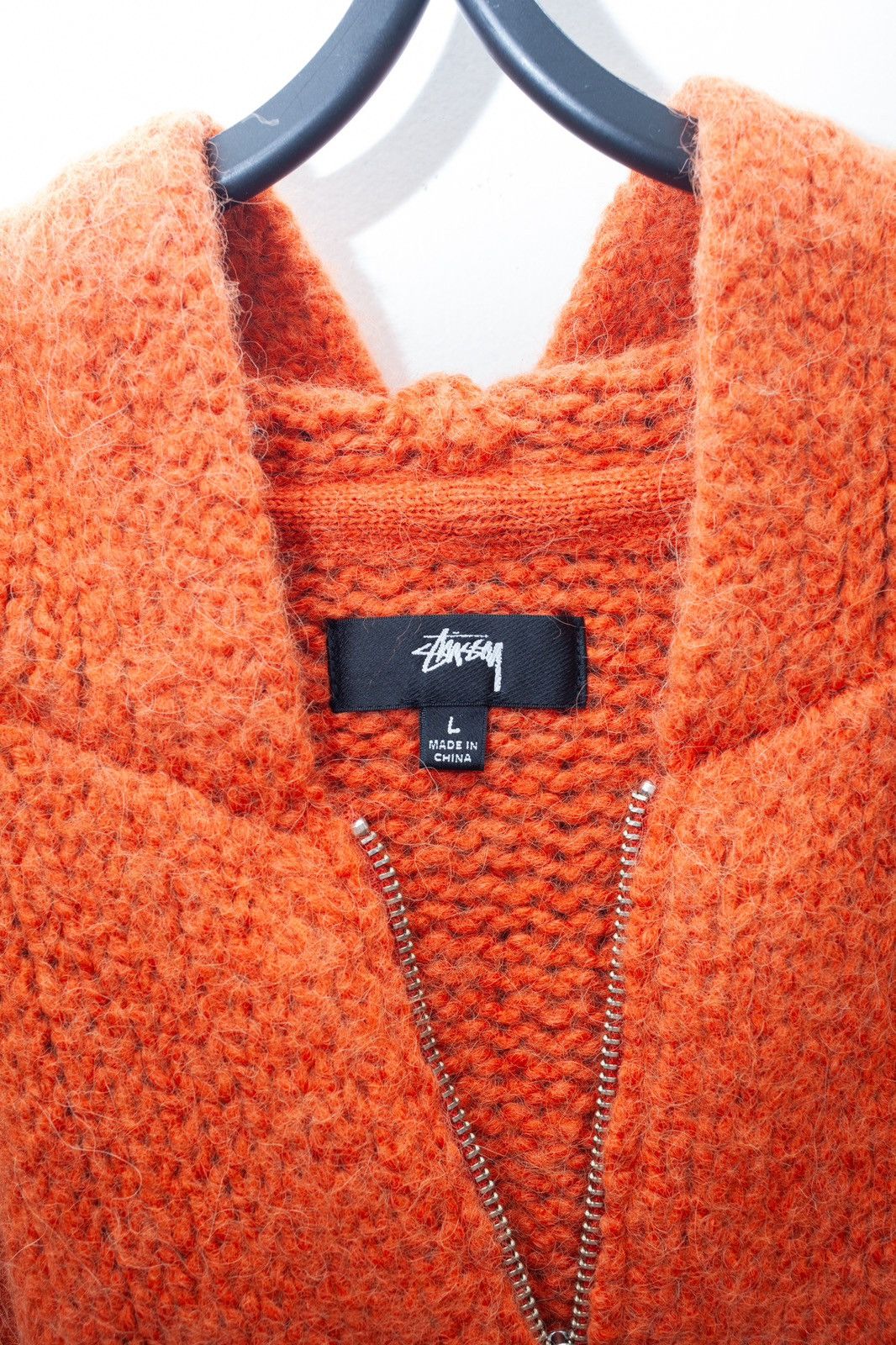 Stussy Stussy CHUNKY KNIT ZIP HOODIE | Grailed