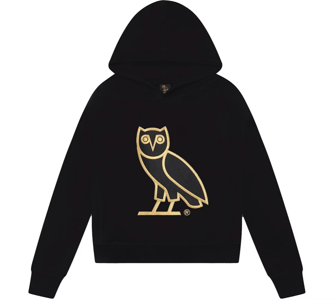 October's Very Own OVO Black Classic OG Owl Embroidered Hoodie - Woman's Small Size S / US 4 / IT 40 - 1 Preview