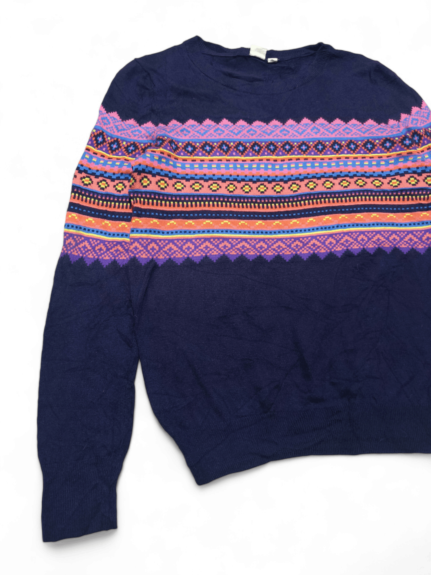 Gap Vintage GAP Women's Ethnic Motifs Pattern Knit Sweater Size XS / US 0-2 / IT 36-38 - 5 Thumbnail