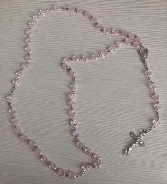 Jewelry × Other Saint Benedict Rosary Necklace Chain Catholic Church Jesus Size ONE SIZE - 3 Thumbnail
