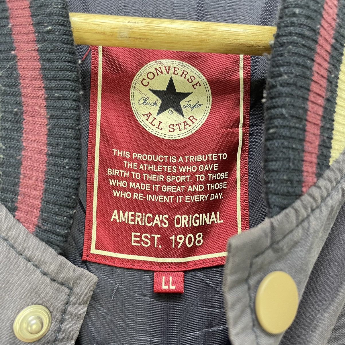 Converse × Vintage Vintage Converse Bomber Varsity Light Jacket Size US M / EU 48-50 / 2 - 7 Thumbnail