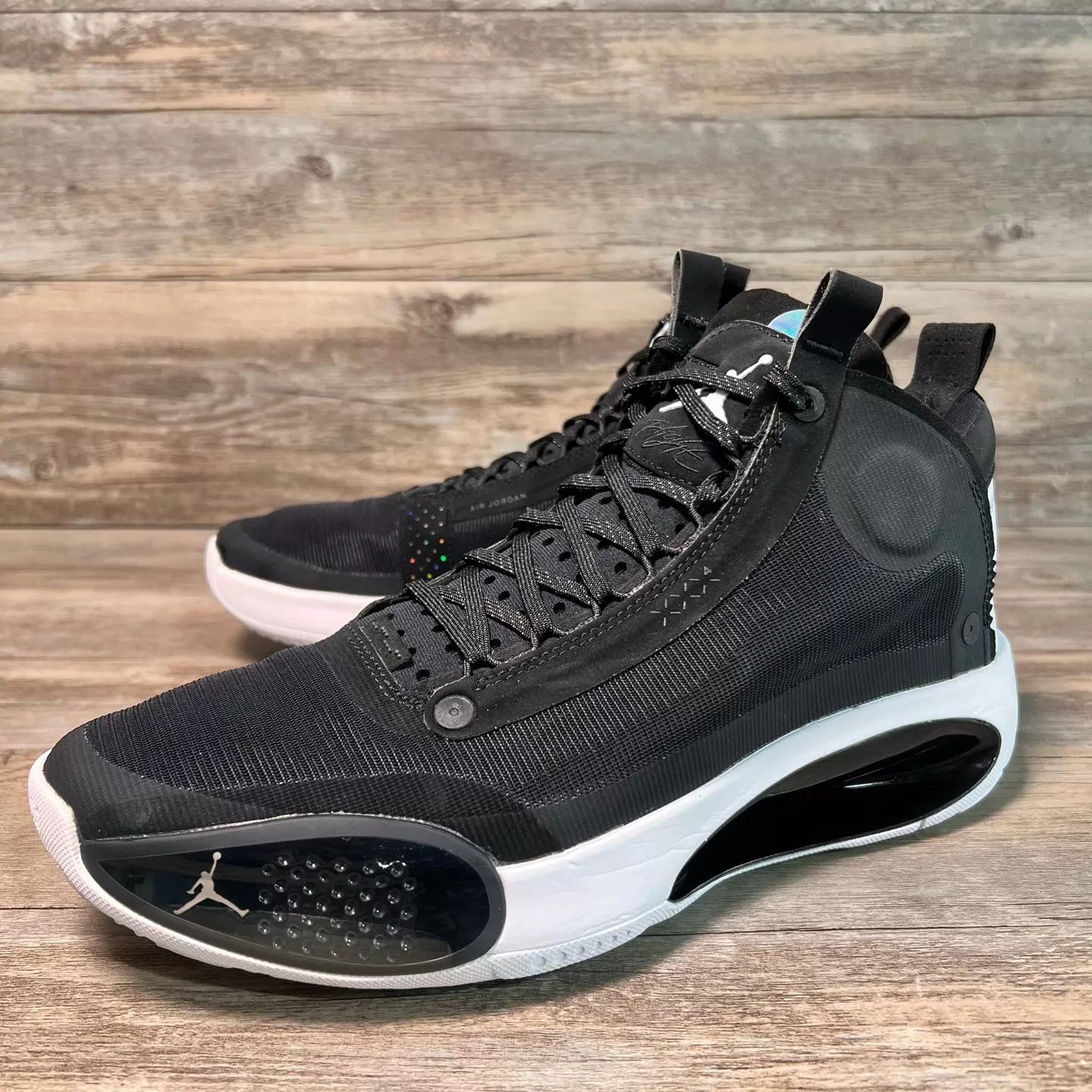 Nike Air Jordan 34 Black/White Eclipse 45 Size US 12 / EU 45 - 1 Thumbnail