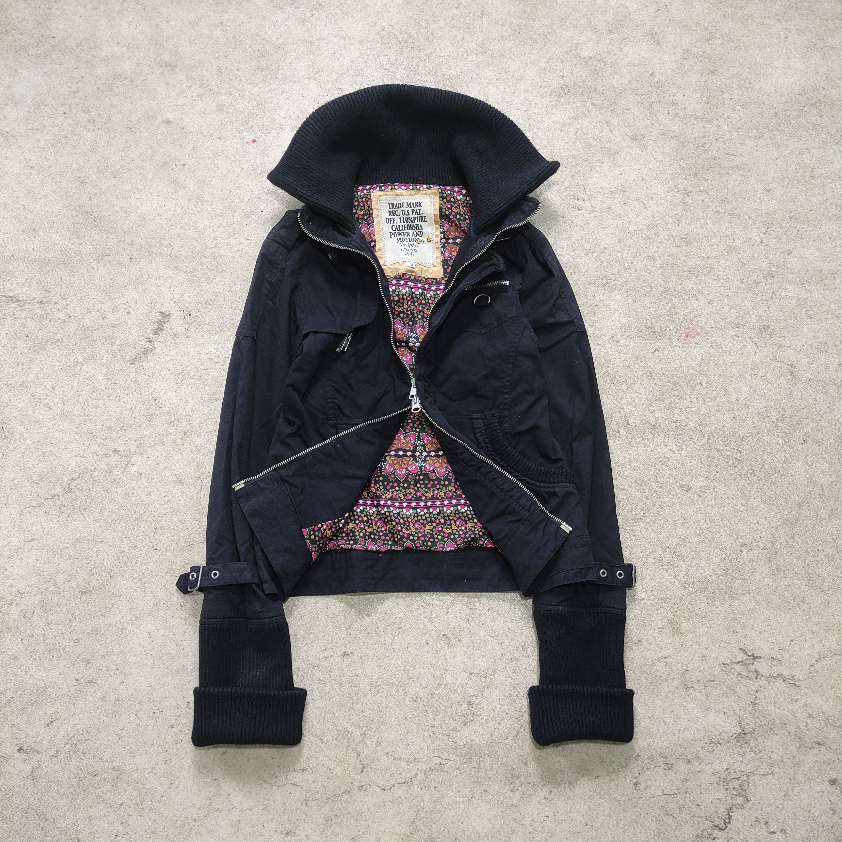 If Six Was Nine VonDutch Bondage Biker Jacket -2000s Size US M / EU 48-50 / 2 - 6 Thumbnail