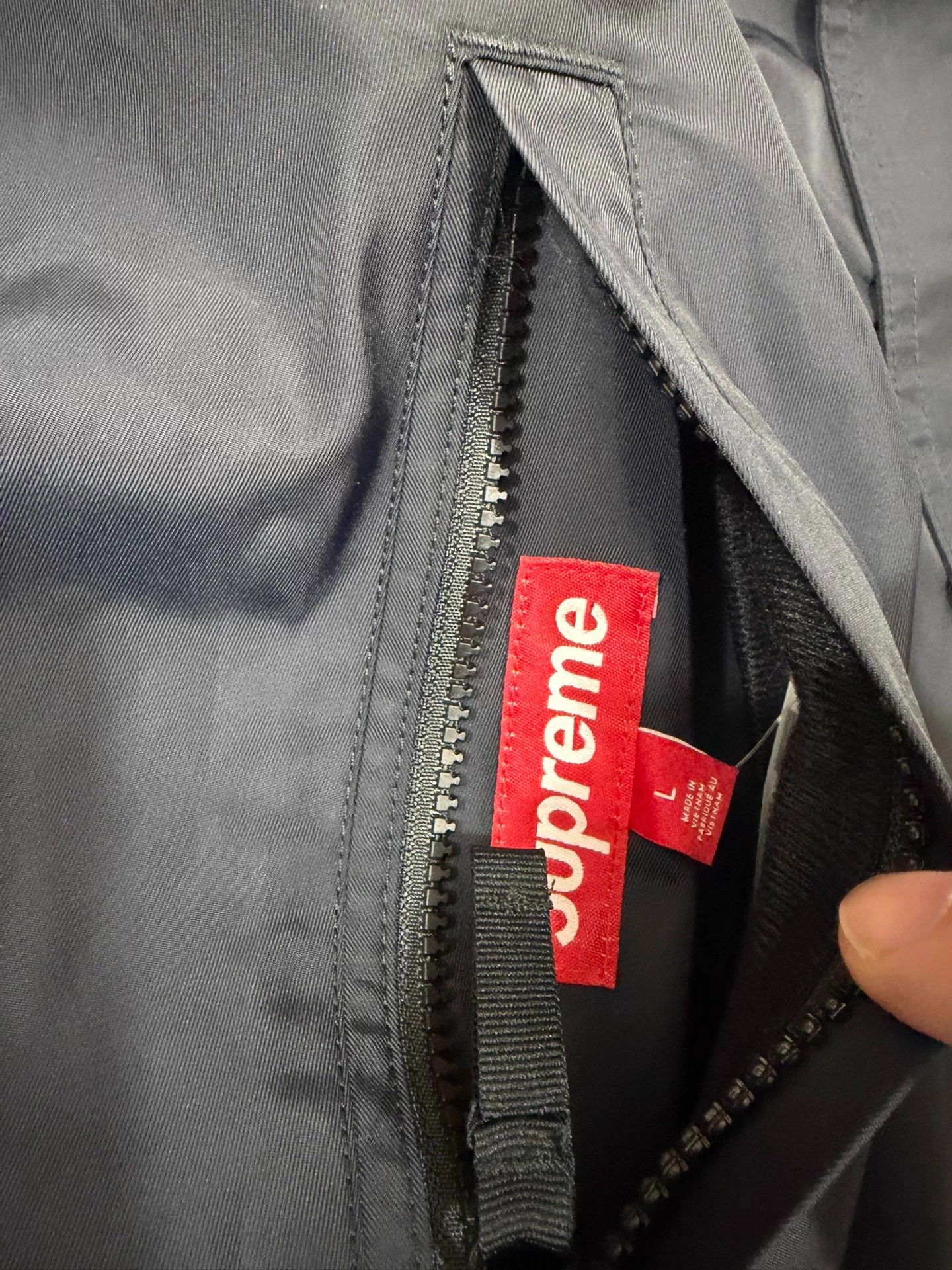 Supreme Supreme Polartec Reversible Track Jacket FW25 L Black Size US L / EU 52-54 / 3 - 3 Thumbnail