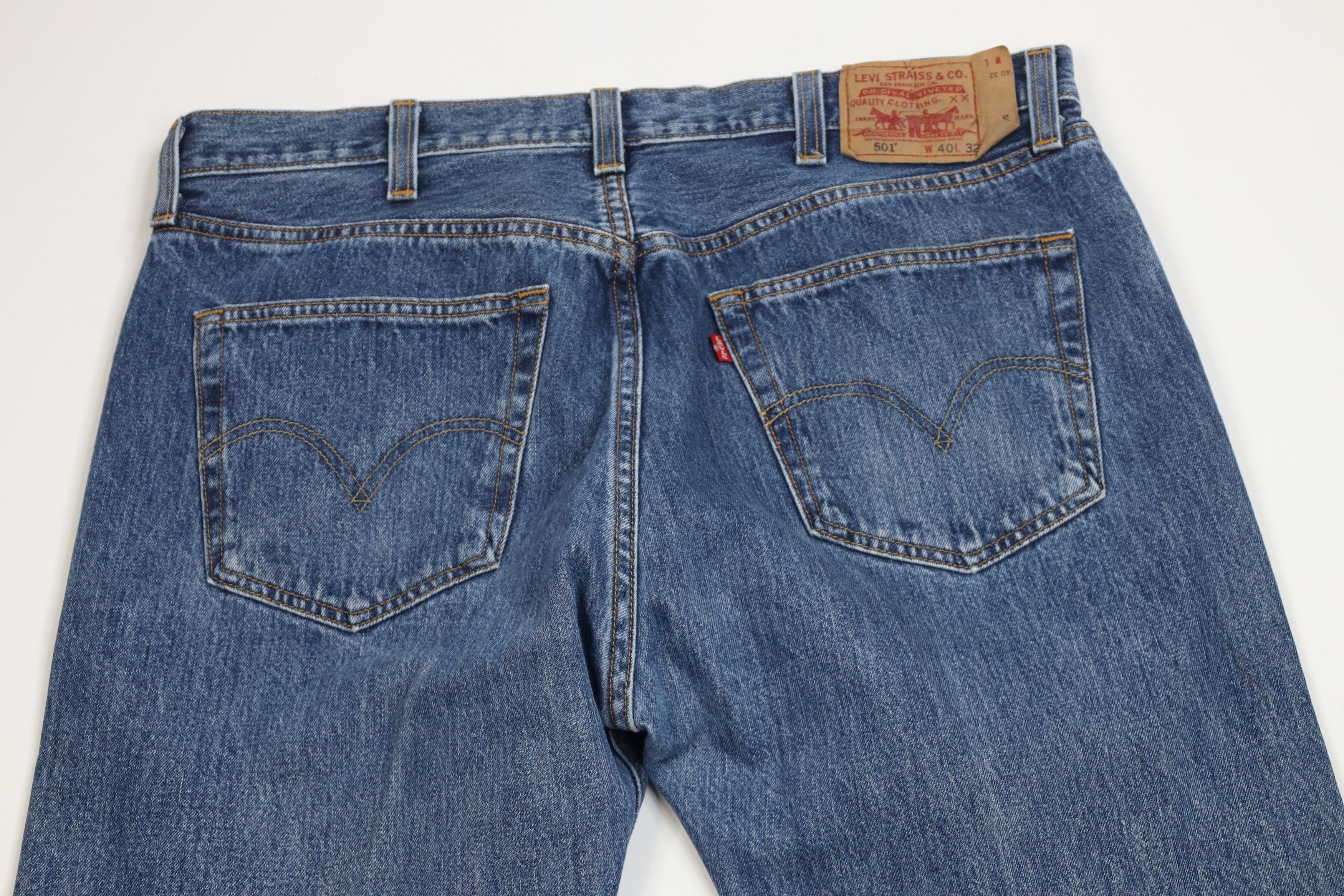 Levi's Vintage Y2K Levis 501xx Button Fly Straight Leg Jeans Size US 40 / EU 56 - 13 Thumbnail