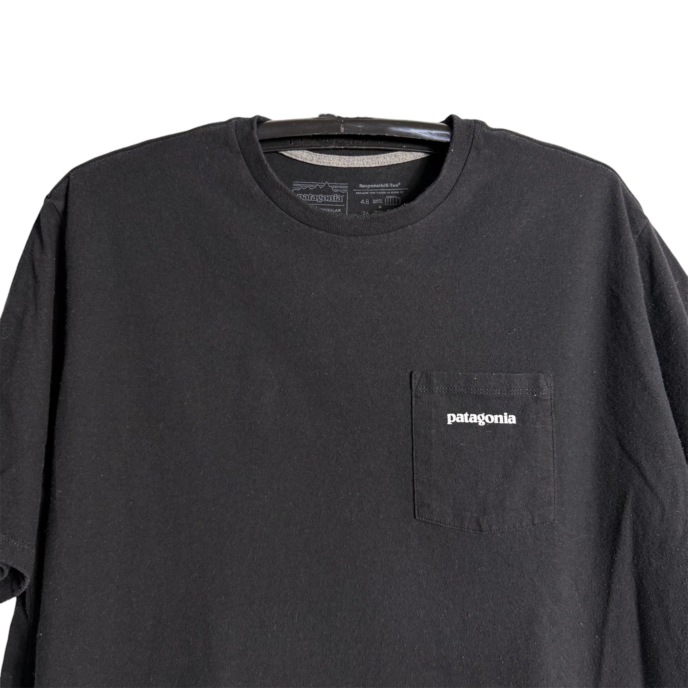 Patagonia 🔥RARE🔥Patagonia Big Logo Regular Fit Single Pocket T-shirt Size US L / EU 52-54 / 3 - 3 Thumbnail