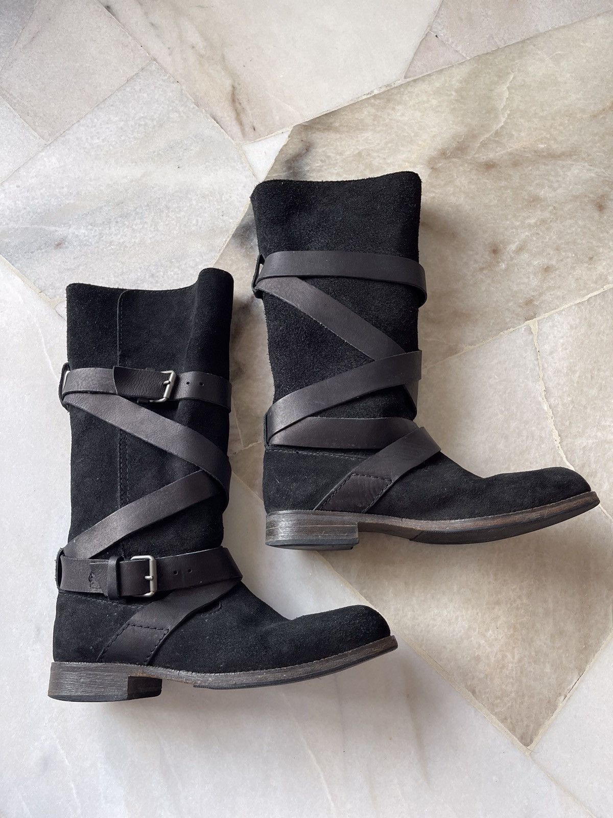 Comme des Garcons Homme Junya Watanabe Leather Boots Size US 7 / EU 40 - 7 Thumbnail