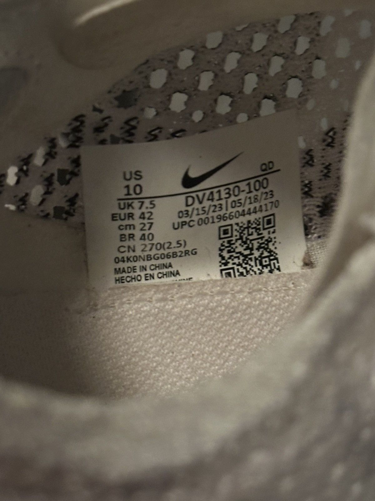 Nike Nike Vaporfly 3 zoomx white/grey Size US 8.5 / EU 41-42 - 6 Thumbnail
