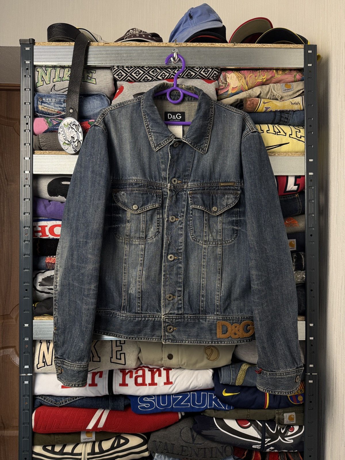 Dolce & Gabbana Vintage Dolce Gabbana Denim Jacket D&G Logo Destrised Y2K Size US L / EU 52-54 / 3 - 1 Thumbnail