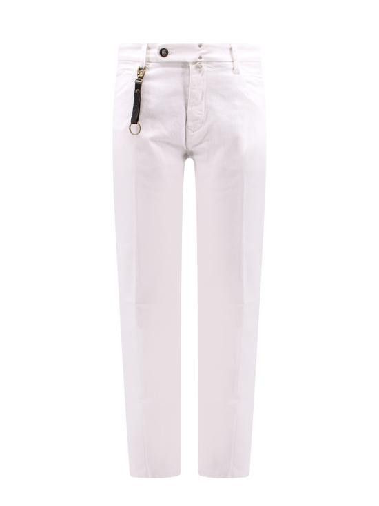 Incotex INCOTEX Men Straight Pants BDPX000100530 111 White Size US 37 - 1 Thumbnail