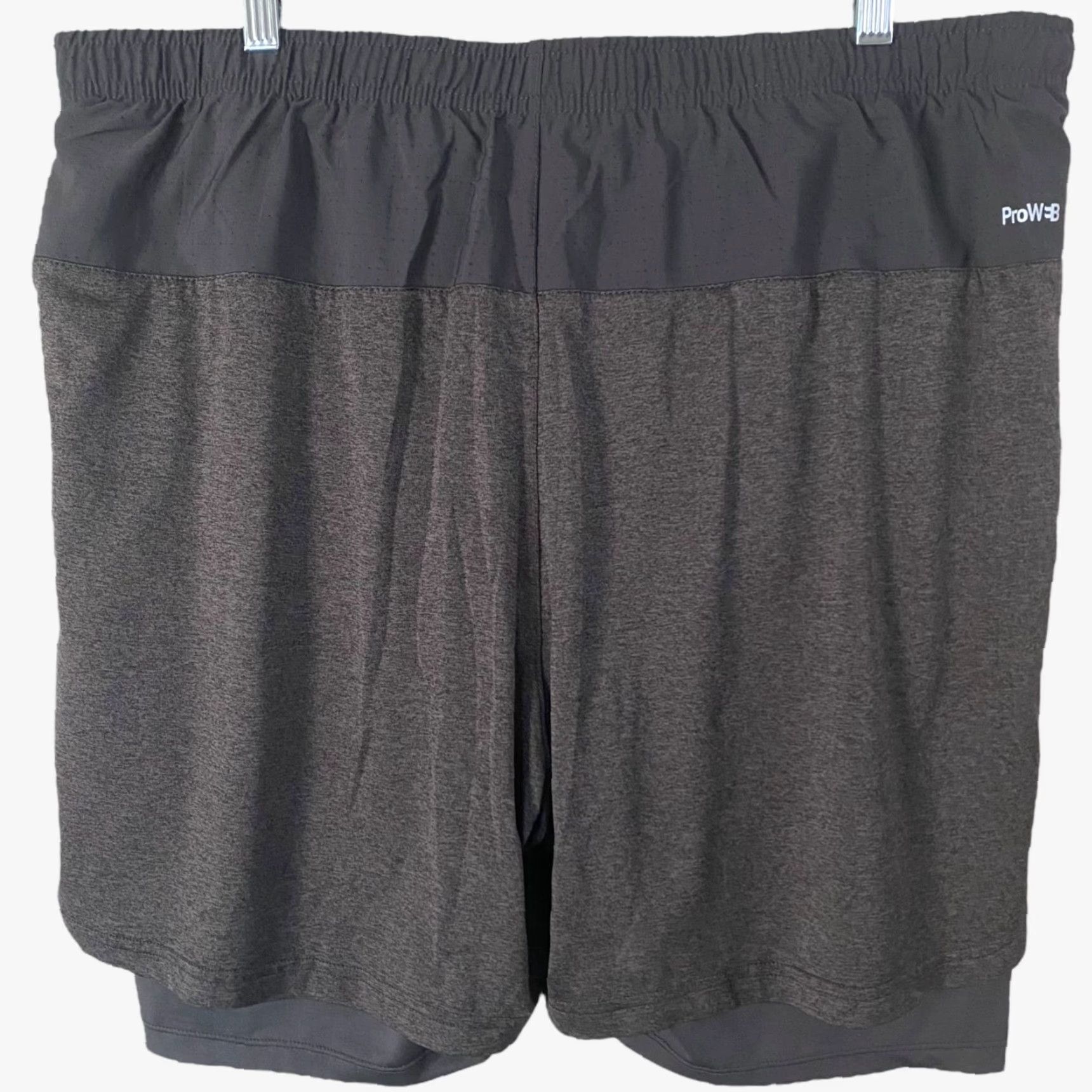 Spyder Spyder Active Performance ProWeb Lined Shorts Gray Mens XXL Athletic Stretch Gym Size US 39 - 4 Thumbnail