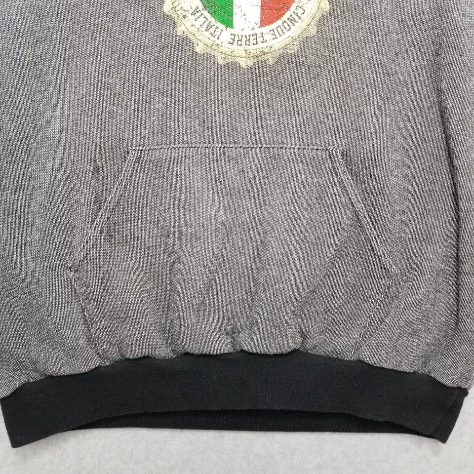 Other Mens Hoodie XL Gray Pullover Pockets BMS Moda Italiana Logo Size US XL / EU 56 / 4 - 2 Thumbnail