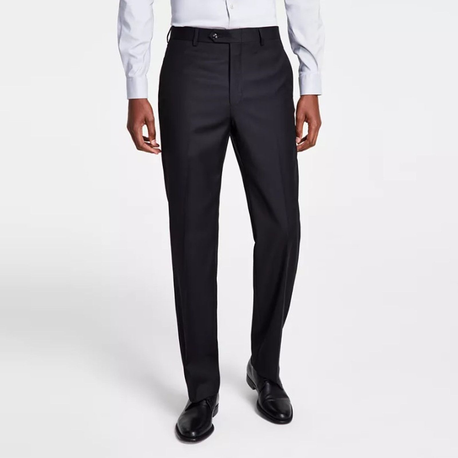 Michael Kors Michael Kors Men's Black Solid Wool Suit Pants Size 38W 30L Size US 38 / EU 54 - 1 Thumbnail