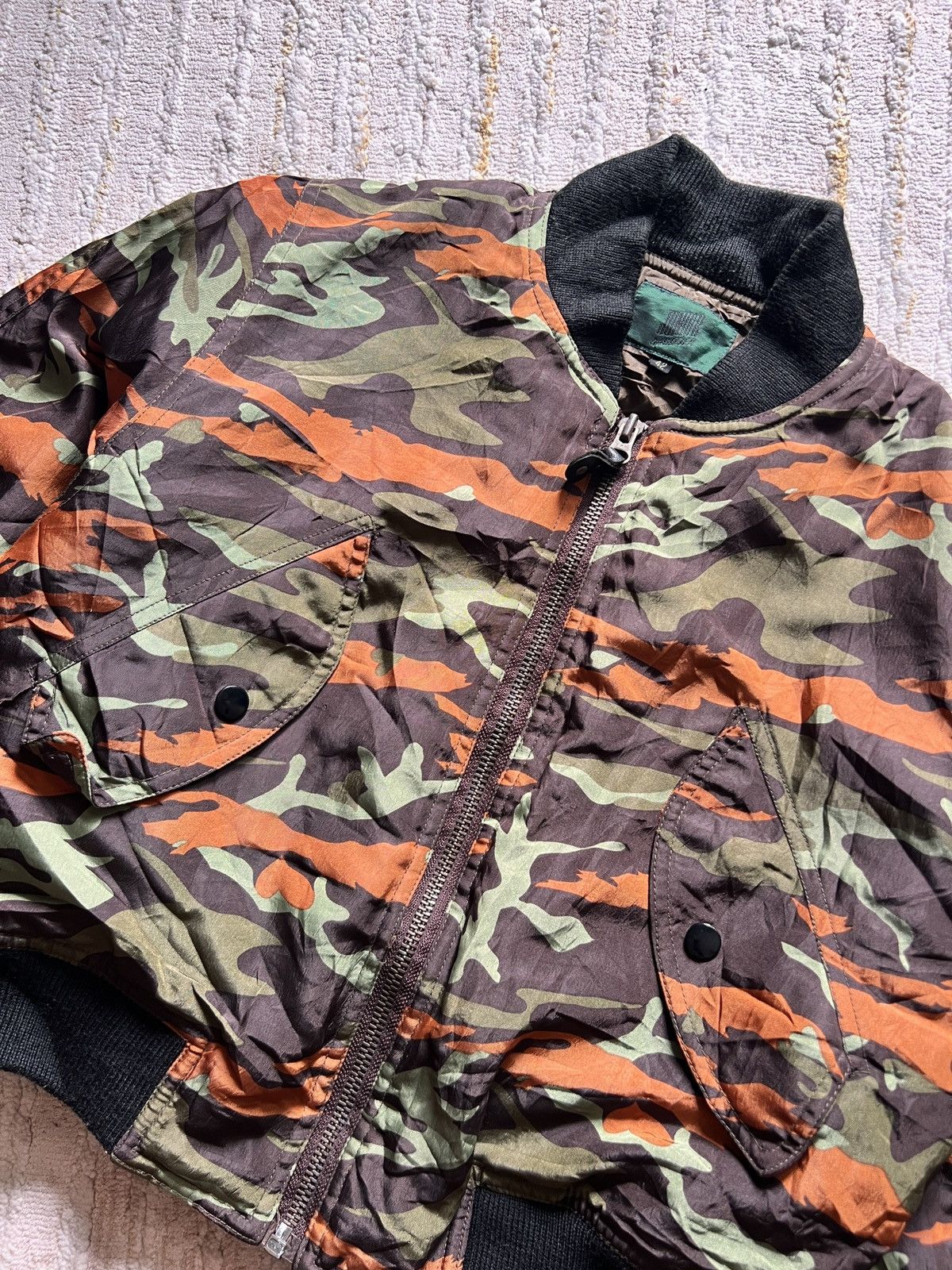 Jean Paul Gaultier Jean Paul Gaultier MA-1 Camo Junior Gaultier Bomber Jacket Size US XS / EU 42 / 0 - 9 Thumbnail