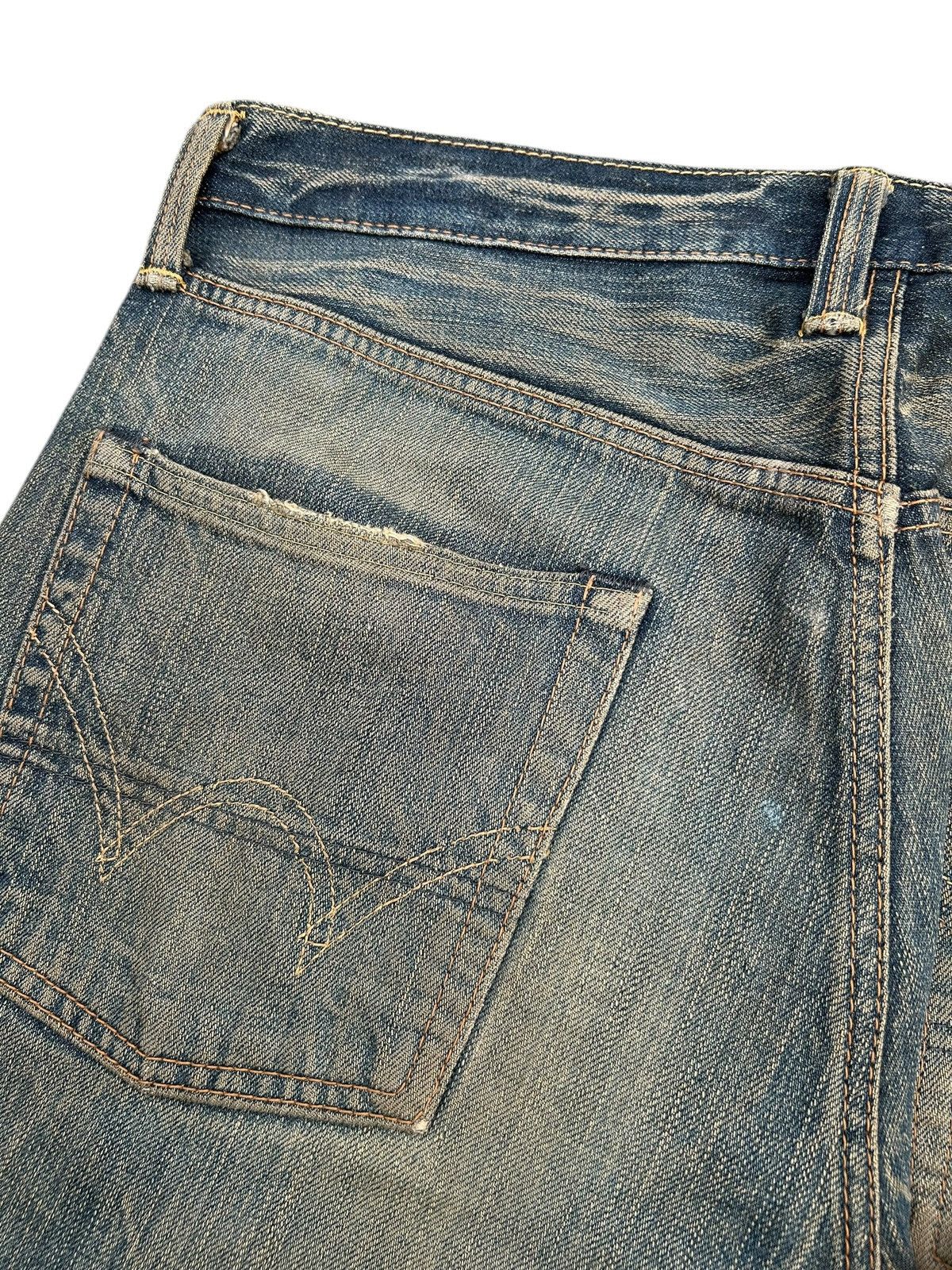Kapital Rusty Vintage Edwin 505 BXX Selvedge Distressed Denim Jeans Size US 36 / EU 52 - 17 Thumbnail