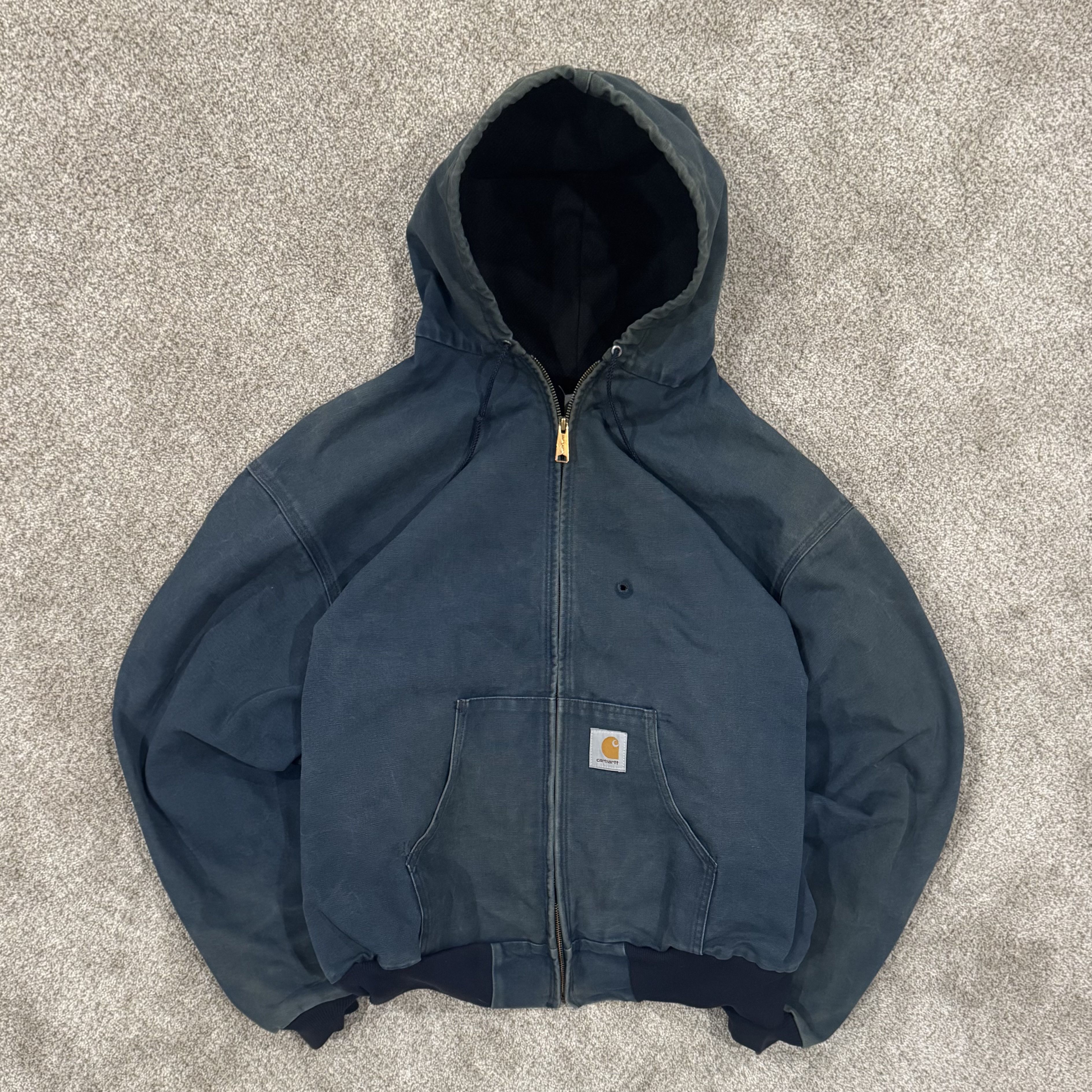 Carhartt Carhartt Men's Blue and Navy Jacket Size US XL / EU 56 / 4 - 1 Thumbnail