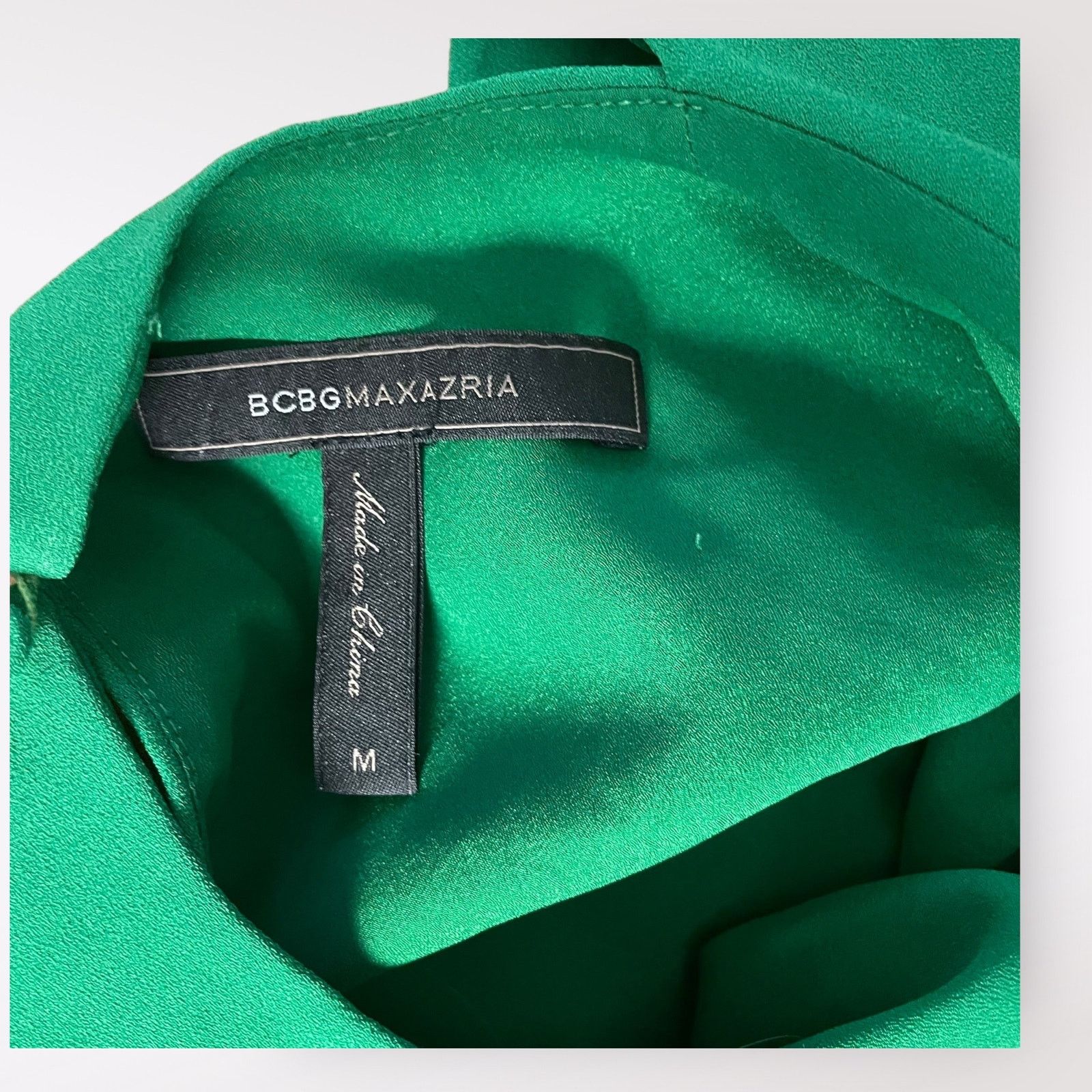 Bcbgmaxazria Bcbgmaxazria Green Elika Shift Mini Dress Size M Size M / US 6-8 / IT 42-44 - 2 Thumbnail