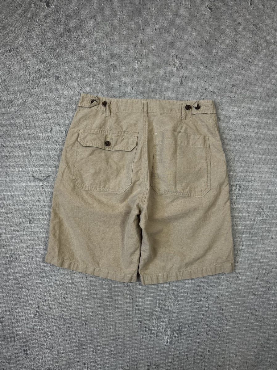 Universal Works Universal Works Linen Beige Shorts Size US 28 / EU 44 - 4 Thumbnail