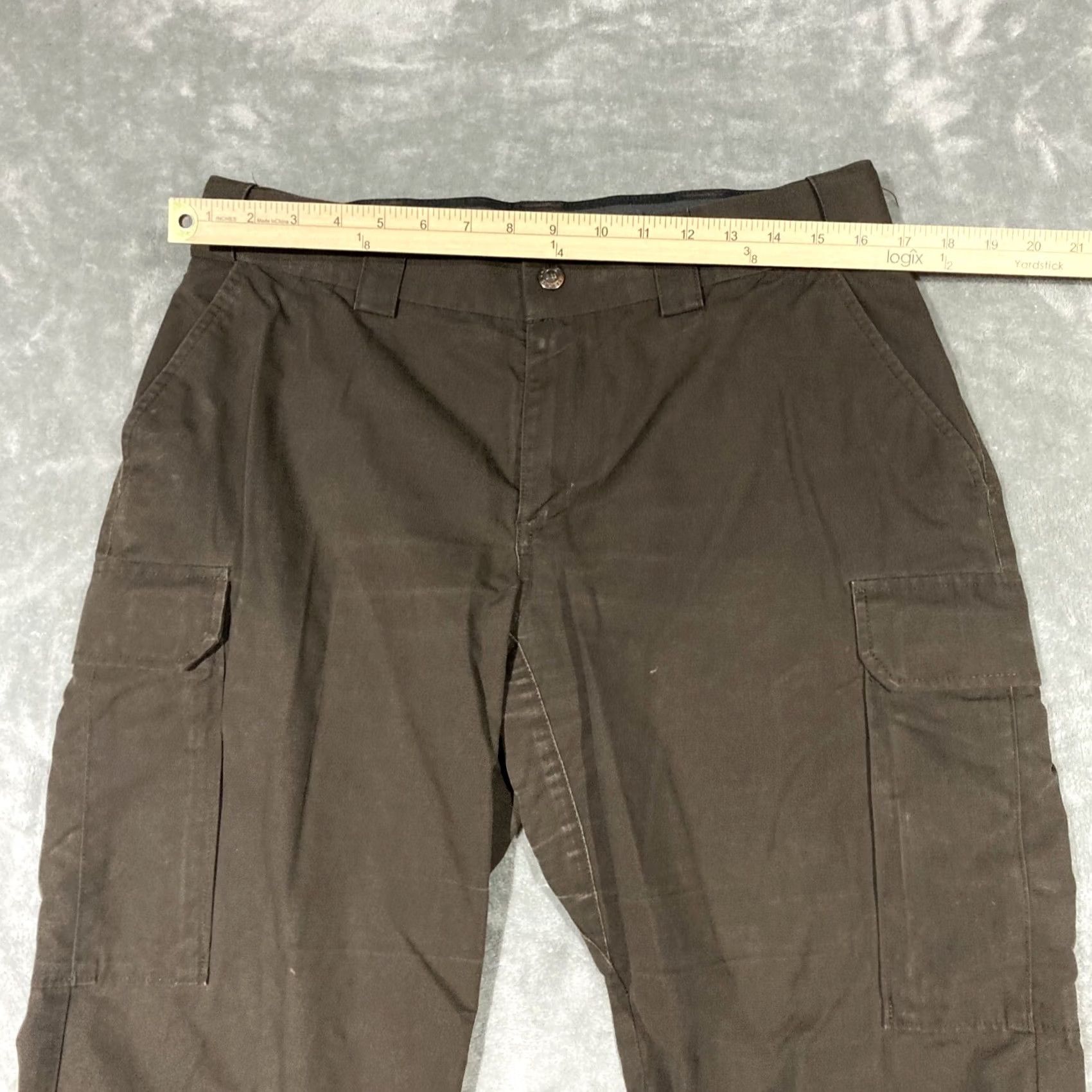 Vintage 5.11 Tactical Series Pants Womens Size 14 Pockets Outdoor Hiking Rip Stop Brown Pants Size 36" / US 14 / IT 50 - 2 Thumbnail
