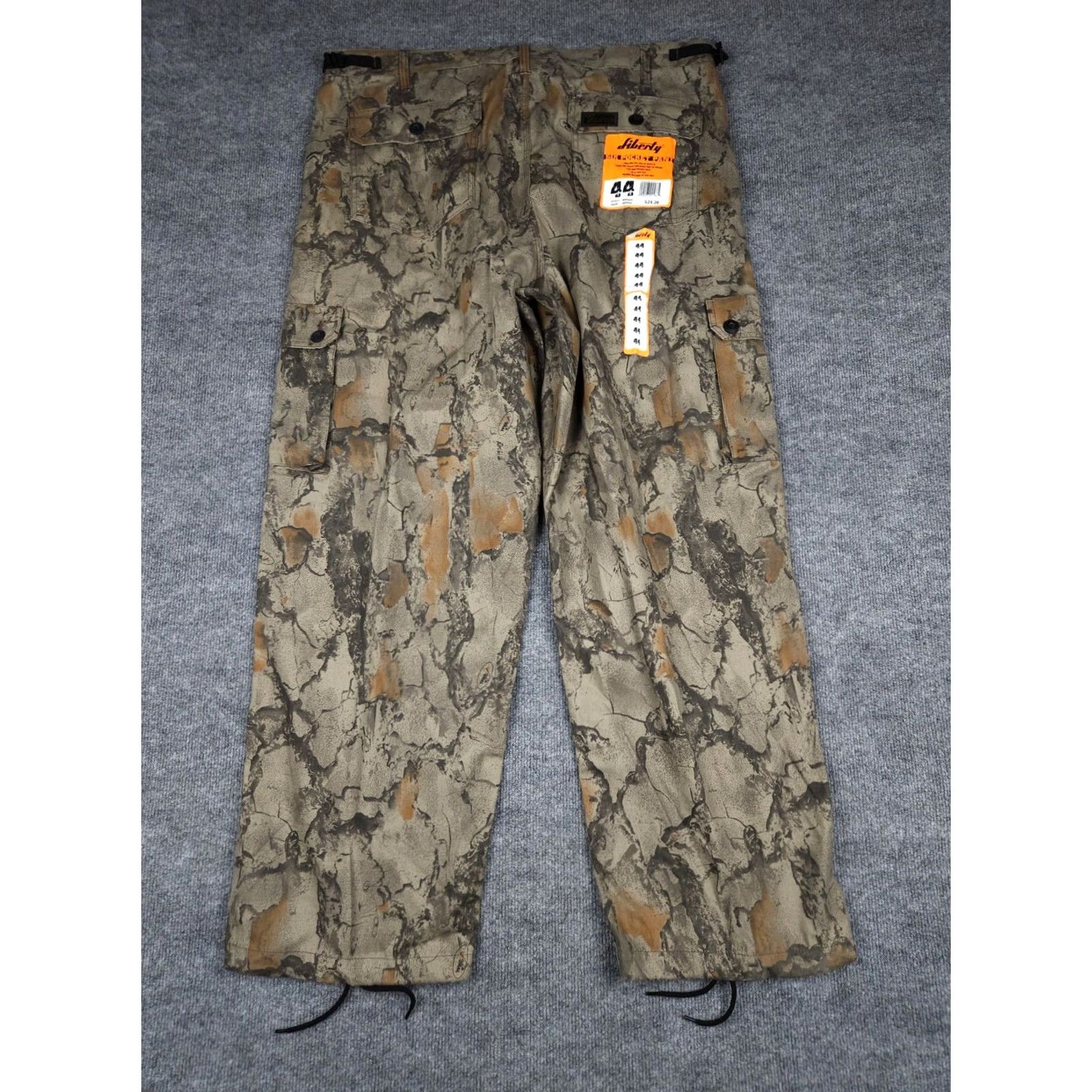 Vintage VINTAGE Liberty Cargo Pants Men's 44 x 33 Belted Drawstring Ankle Adjustable NWT Size US 44 / EU 60 - 2 Thumbnail