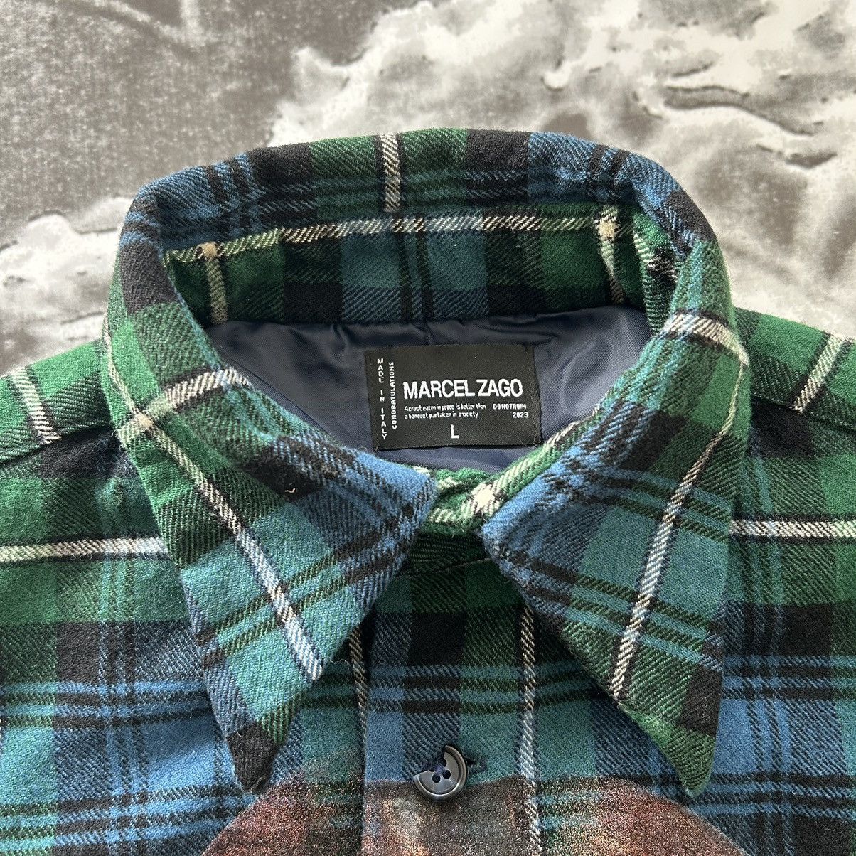 Asspizza × Marcel Zago MARCEL ZAGO STEAKLE JESUS FLANNEL Size US S / EU 44-46 / 1 - 4 Thumbnail