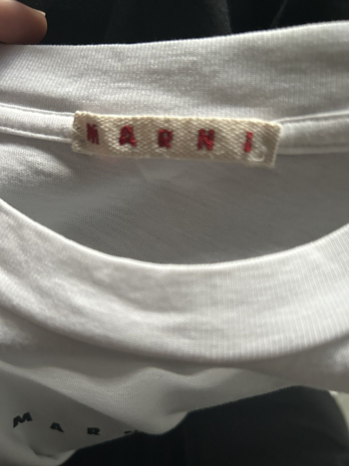Marni Marni Small Logo T-Shirt Size US S / EU 44-46 / 1 - 2 Thumbnail