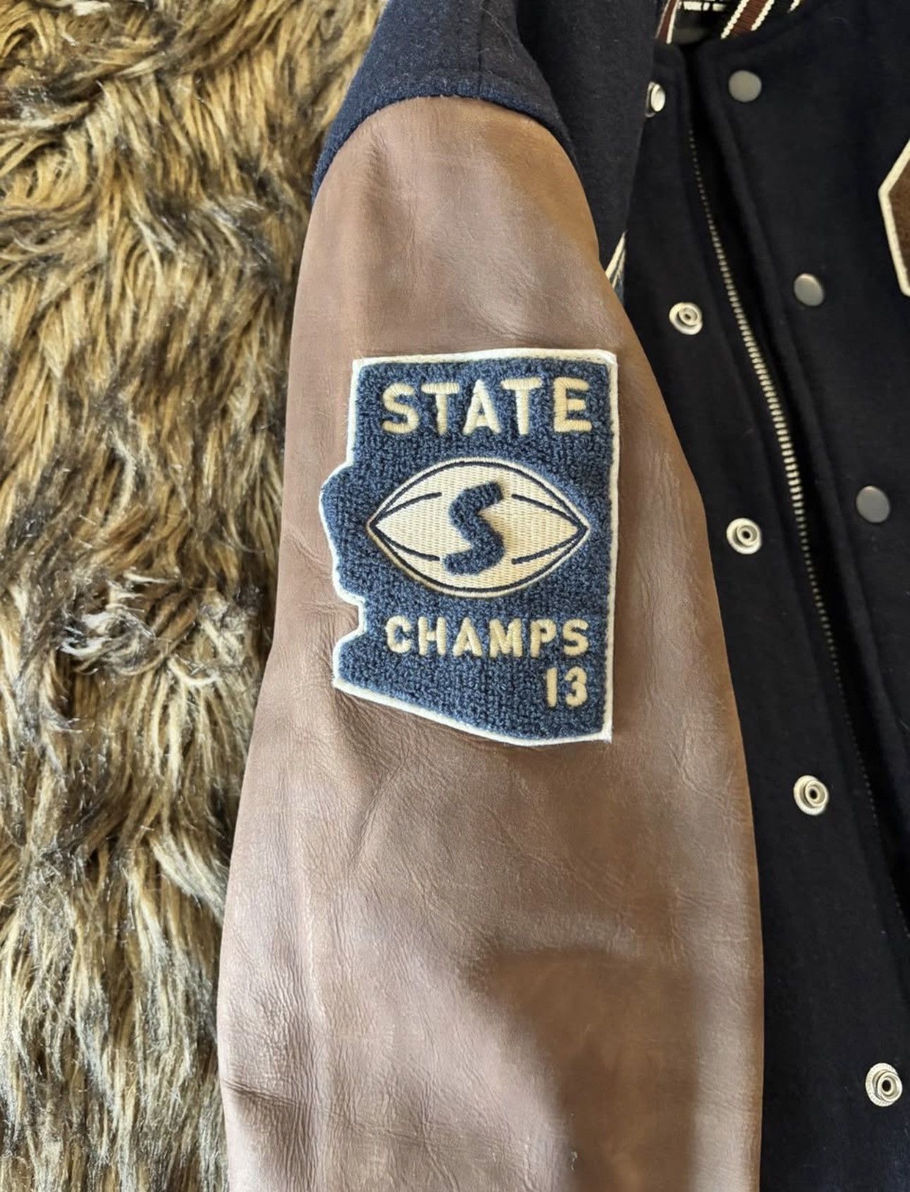 Schott Schott "NYC Champions 19-19" Heritage Varsity Jacket Size US M / EU 48-50 / 2 - 5 Thumbnail