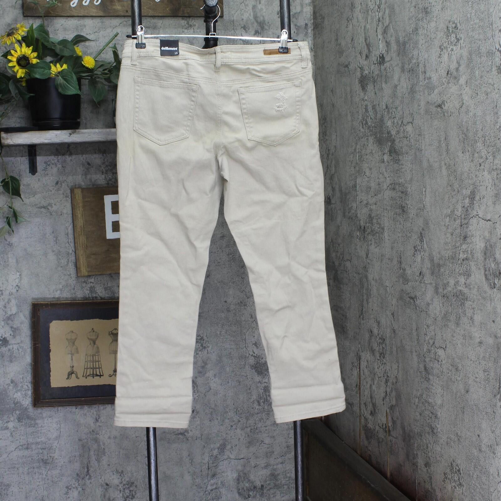 Other Nwt Dollhouse Colored Wash Cropped Skinny Jeans Brown 15 Size 30" / US 8 / IT 44 - 2 Thumbnail
