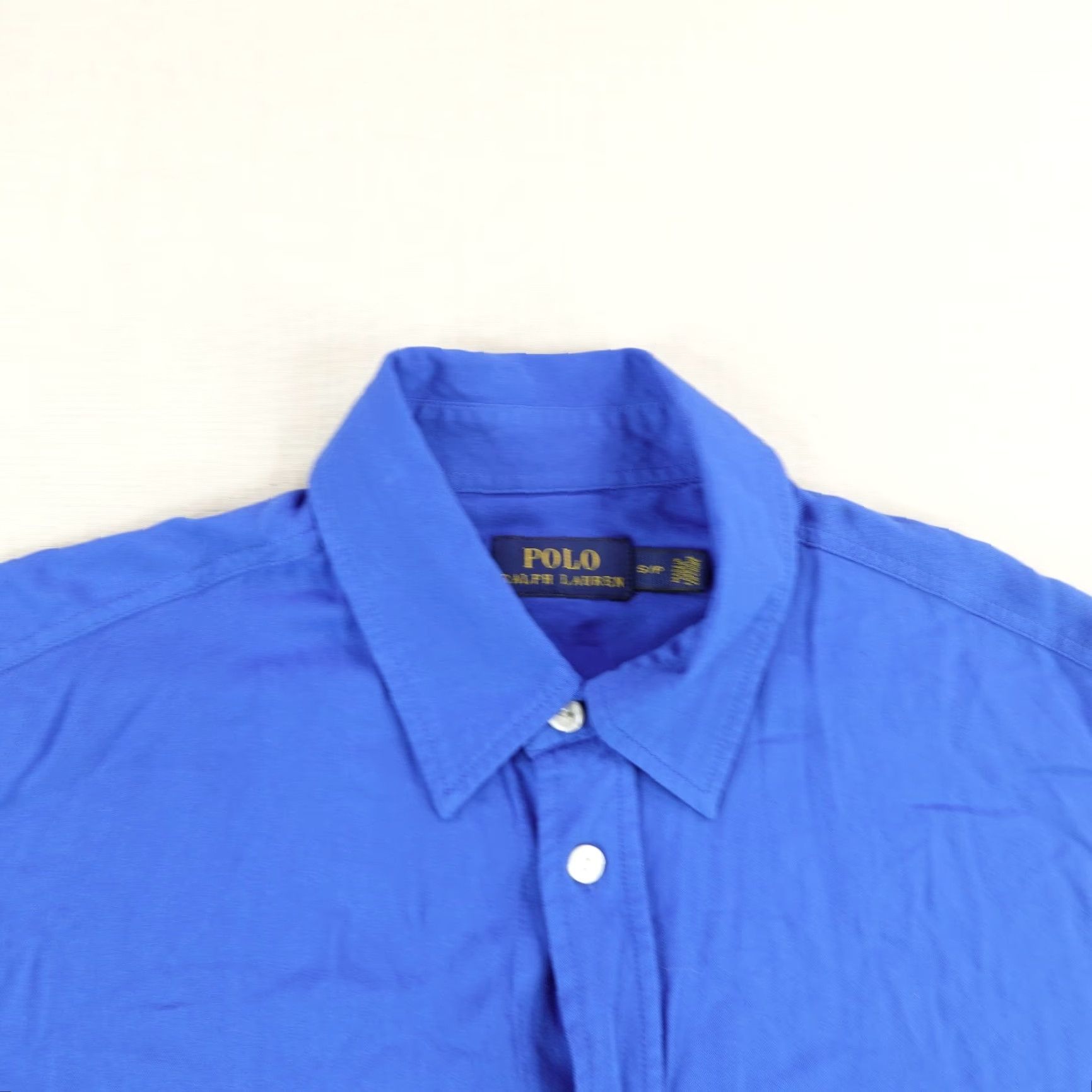 Polo Ralph Lauren Polo Ralph Lauren VINTAGE Button-Up Shirt Mens Small Blue Rayon Long Sleeve Casual Classic Size US S / EU 44-46 / 1 - 2 Thumbnail