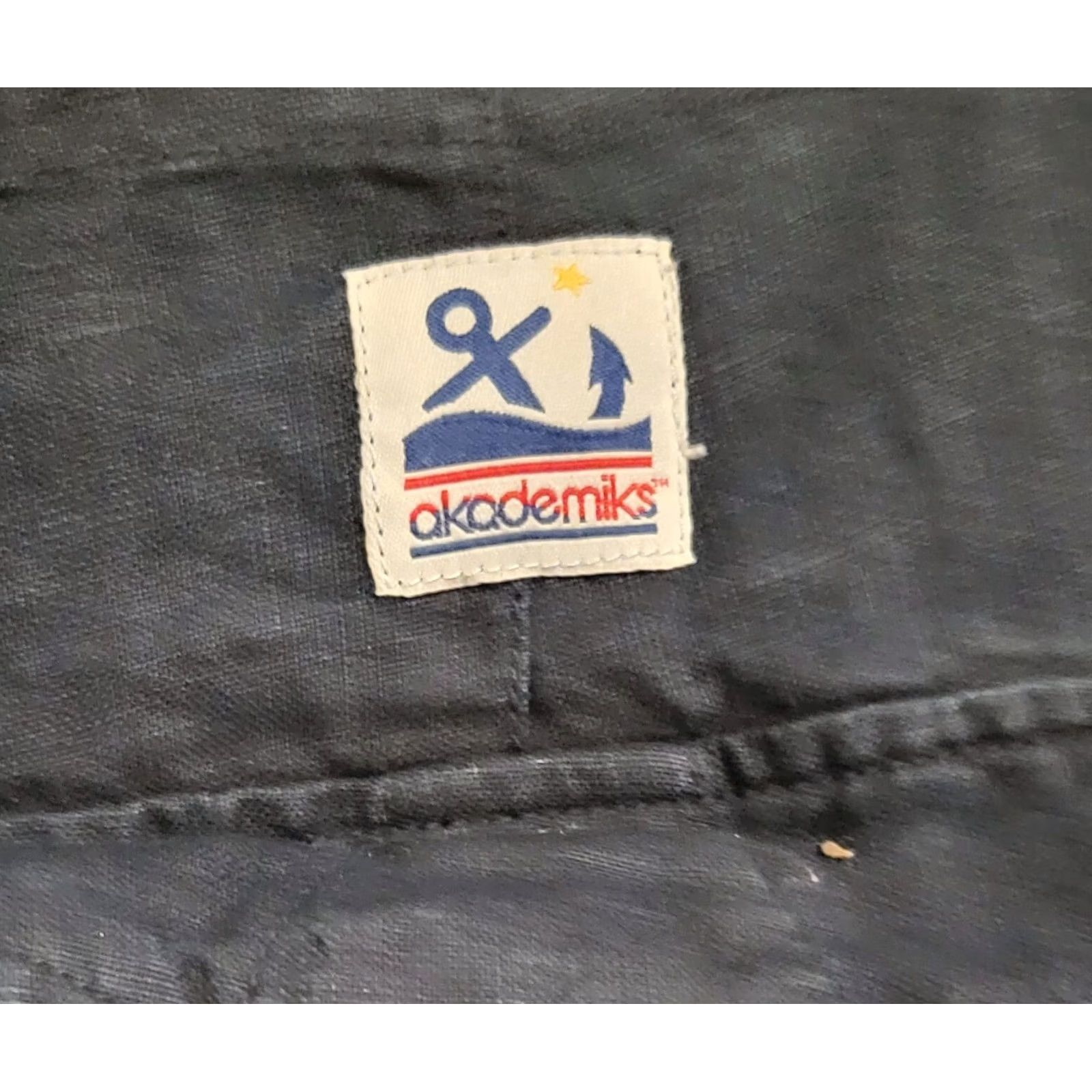 Akademiks Akademiks Blue Denim Cargo Pants Lg Navy RN. 0100964 Size US 33 - 4 Thumbnail