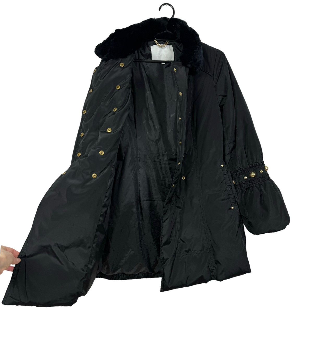 Elisabetta Franchi Elisabetta Franchi Celyn B Long Down Jacket size 40 Size S / US 4 / IT 40 - 13 Thumbnail