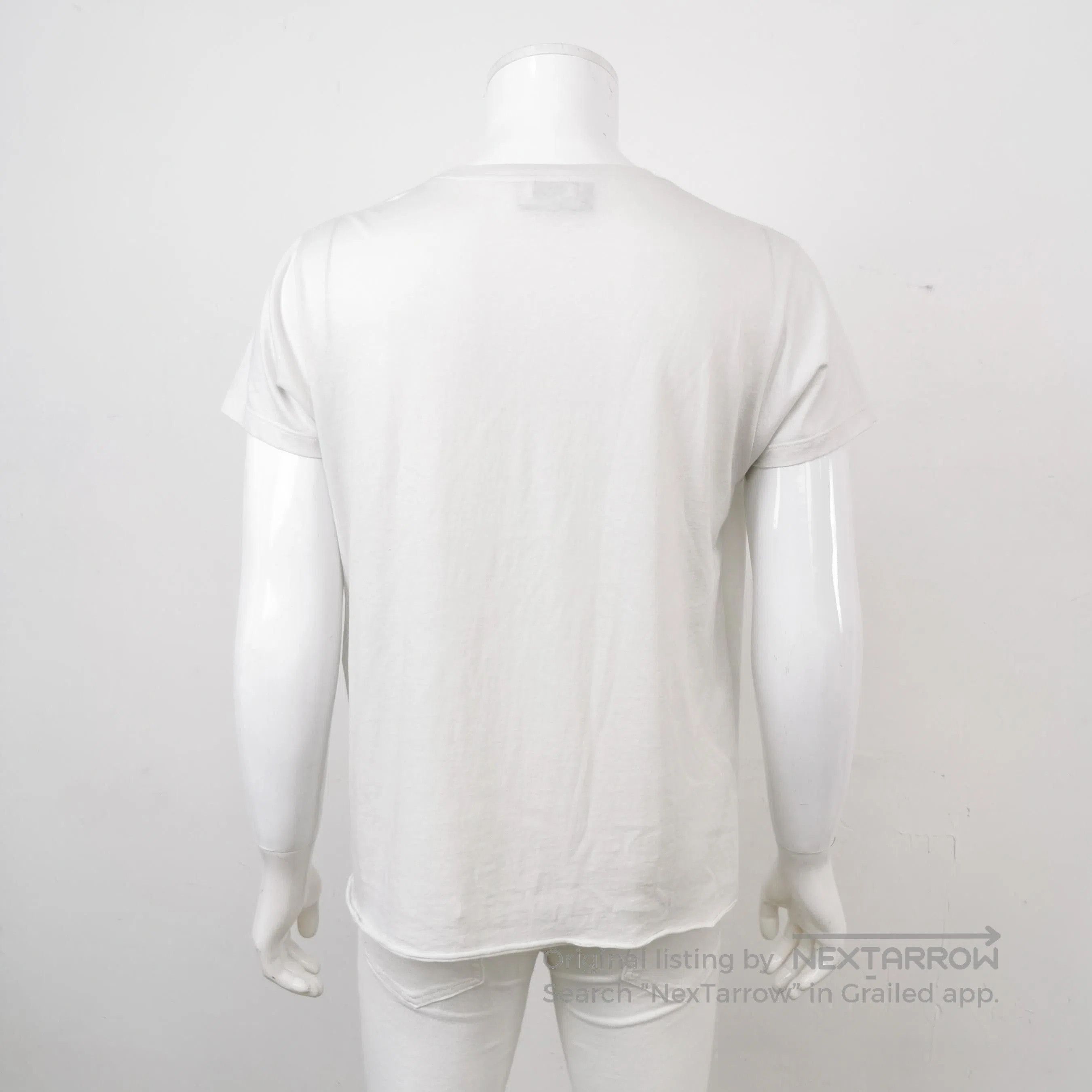 Saint Laurent Paris Saint Laurent Cotton Graphic Crewneck T-Shirt L. Size US L / EU 52-54 / 3 - 1 Thumbnail
