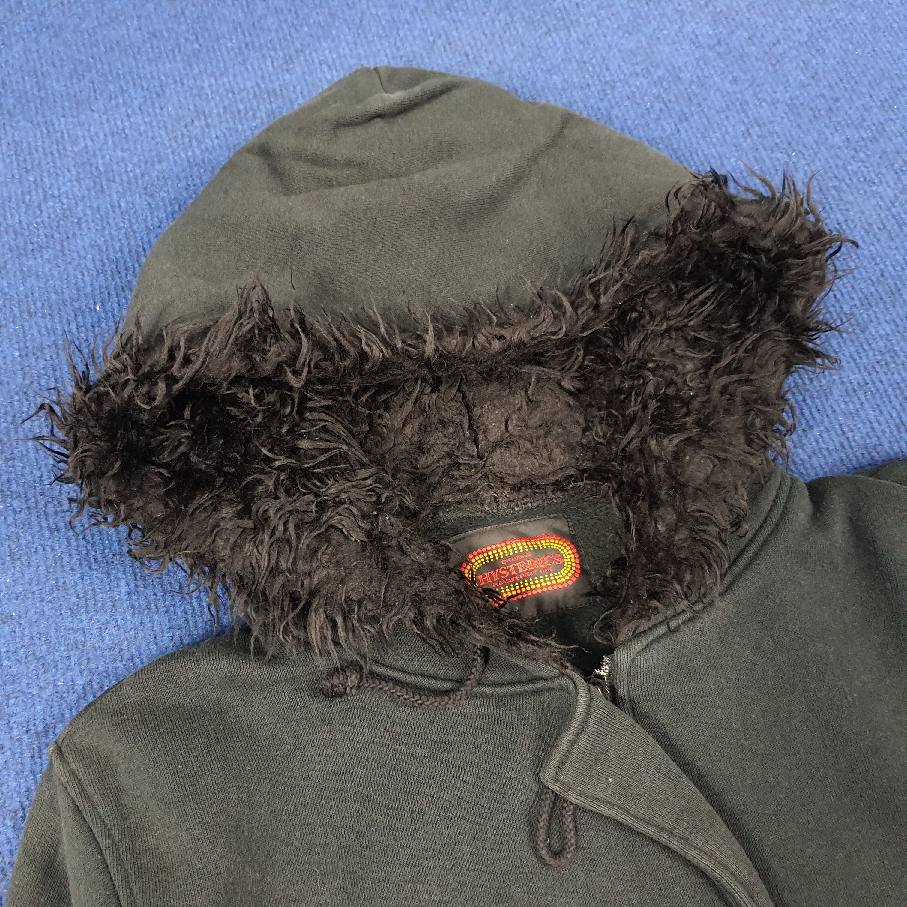 Hysteric Glamour × Japanese Brand × Vintage Vintage Hysteric Glamour Japanese Brand Zipper Fleece Hoodie Size XS / US 0-2 / IT 36-38 - 5 Thumbnail