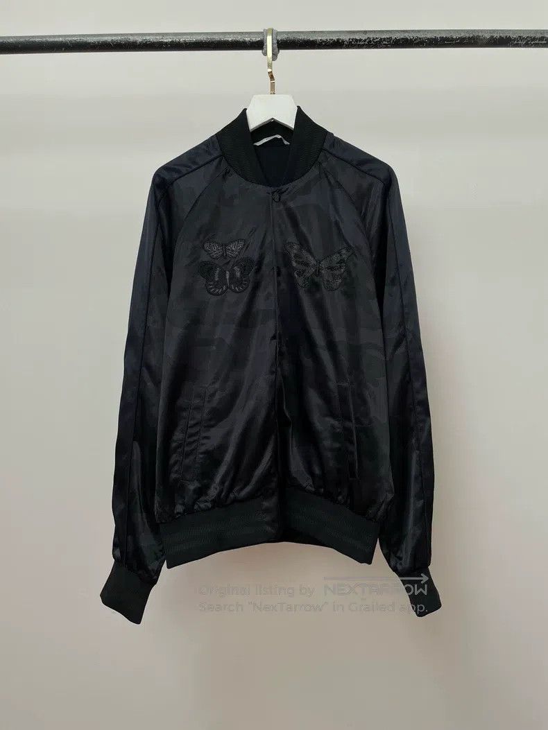 Valentino Valentino Butterfly embroidery camouflage baseball jersey Size M / US 6-8 / IT 42-44 - 1 Thumbnail