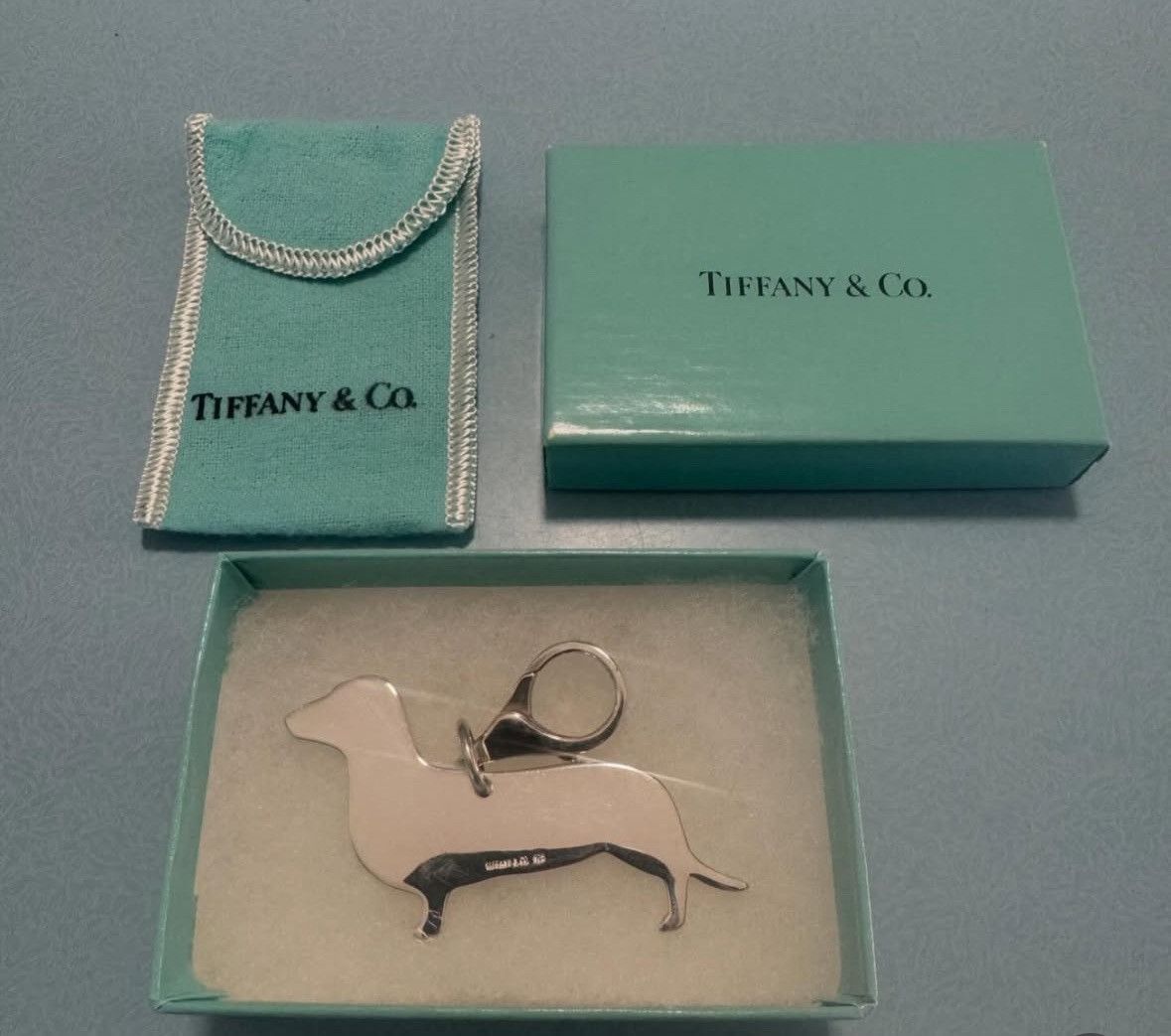 Tiffany & Co. Tiffany & Co. Dachshund Dog Silver 925 Bag Charm Keychain Size ONE SIZE - 1 Thumbnail