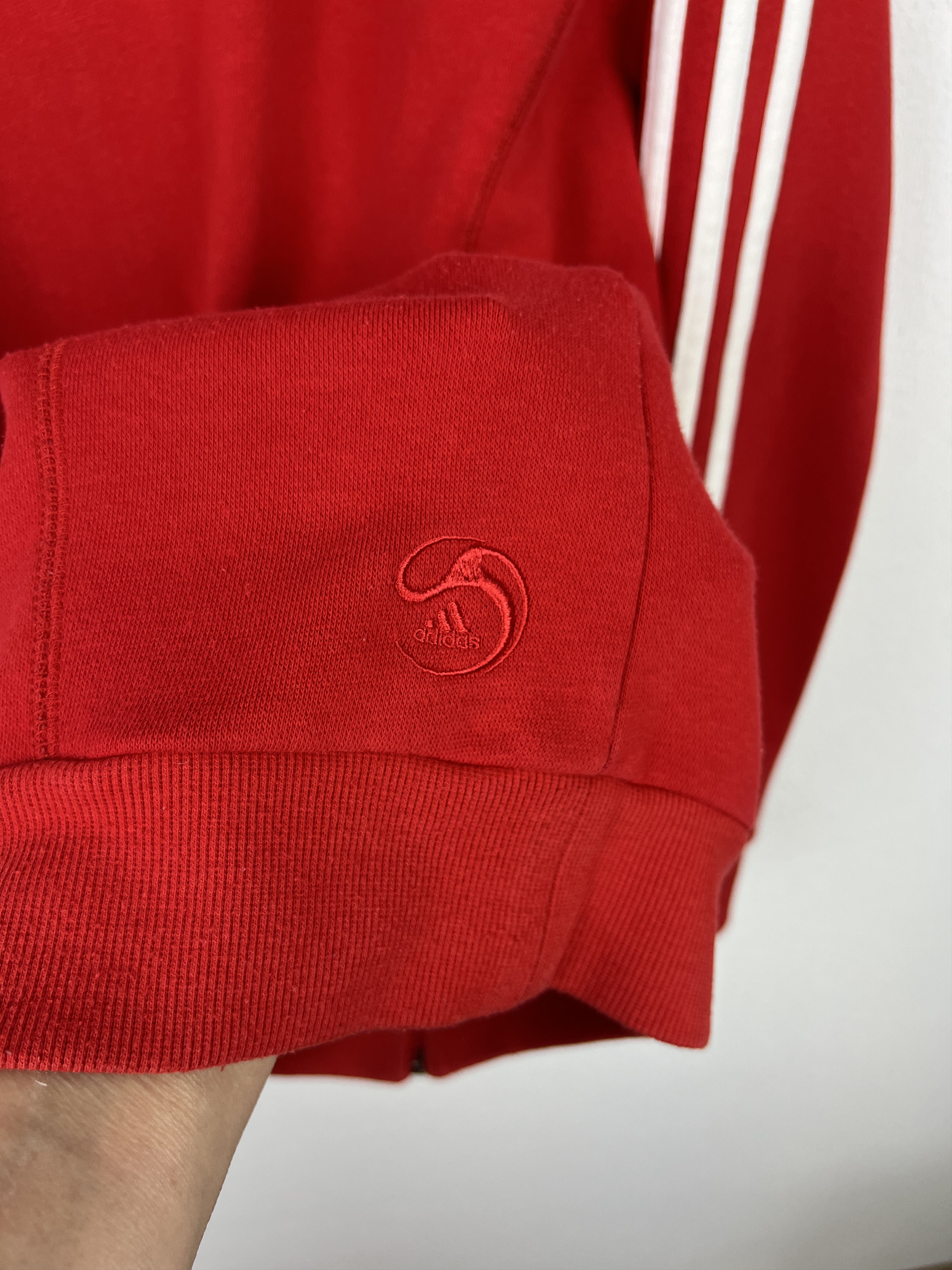Adidas Vintage Adidas Liverpool Football Hoodie Jacket YNWA Size US L / EU 52-54 / 3 - 13 Thumbnail