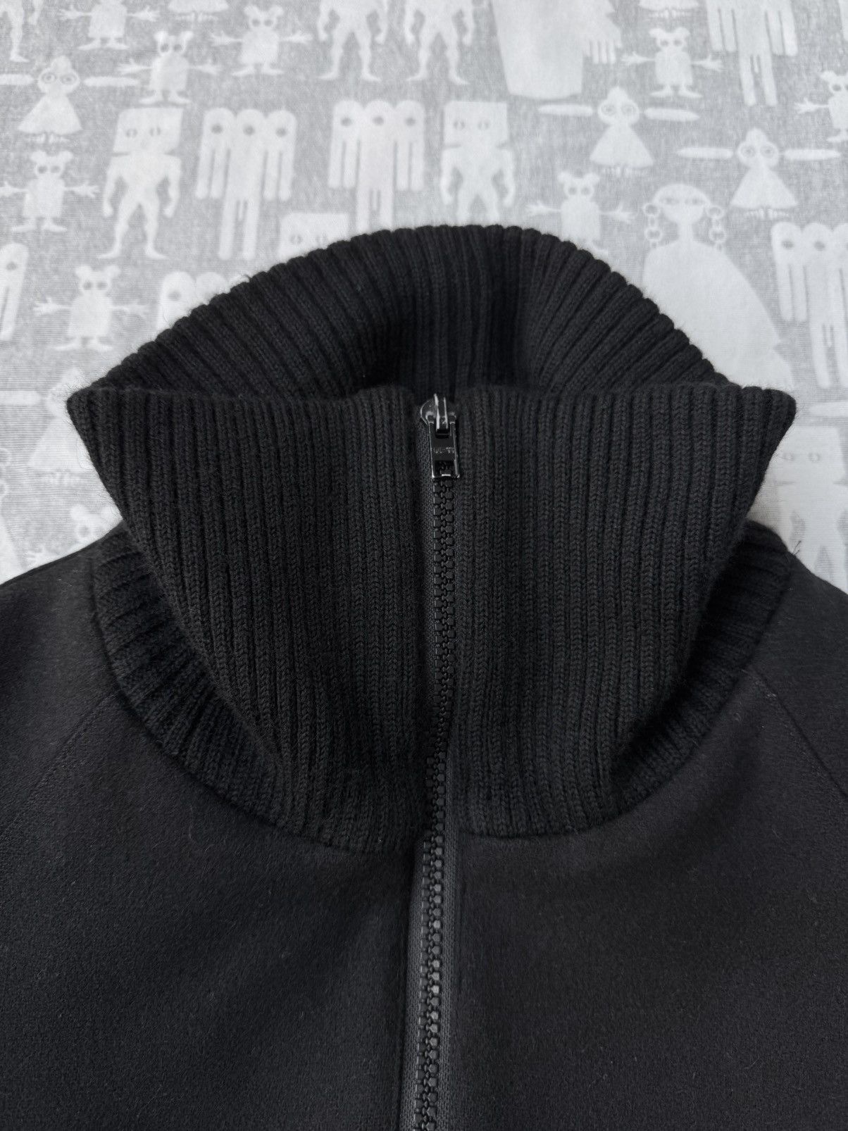Raf Simons Raf Simons AW03 High-Neck Wool Bomber Jacket Size US M / EU 48-50 / 2 - 4 Thumbnail